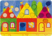 Goki kleuren dobbelspel 77-delig - thumbnail