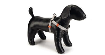 Hondentuig nylon 46-75cm lichtgrijs Hondentuig nylon 46-75cm lichtgrijs