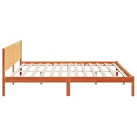 Bedframe Bruin 200 x 200 cm Massief grenenhout - thumbnail