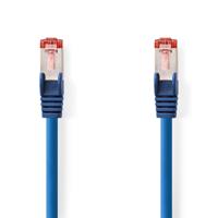 Nedis CAT6 Netwerkkabel | RJ45 Male | RJ45 Male | S/FTP | 3.00 m | Rond | LSZH | Blauw | Label - CCGL85221BU30 - thumbnail
