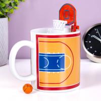 Basketbal mok met bal - thumbnail