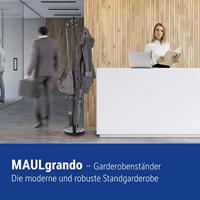 Maul Staande kapstok 9406090 MAULgrando Aantal haken: 16 (Ø x h) 36.5 cm x 175 cm Staal Zwart 1 stuk(s) - thumbnail