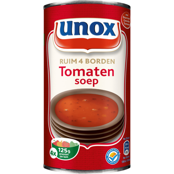 Unox Soep in Blik Tomatensoep 4 Porties 515 ml bij Jumbo Unox Soep in Blik Tomatensoep 4 Porties 515 ml bij Jumbo