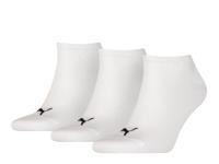 Puma Unisex Sneaker Plain Sokken 3-Pack Wit - Maat 39/42 - Kleur: Wit | Soccerfanshop - thumbnail