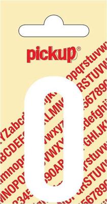 Plakletter Nobel Sticker witte letter 0 Pickup - Pickup