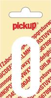 Plakletter Nobel Sticker witte letter 0 Pickup - Pickup - thumbnail