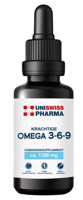 Uniswiss Omega 3-6-9 (wateroplosbaar) 30 Milliliter