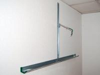 Eufab 16408 Muurhouder Aantal plaatsen: 1 Staal Zilver - thumbnail