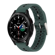 Dot Pattern bandje - Groen - Samsung Galaxy Watch 4 Classic - 42mm & 46mm - thumbnail