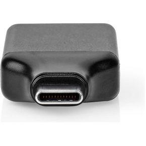 USB-Adapter | USB 3.2 Gen 1 | USB Type-C Male | HDMI Female | Vernikkeld | Recht | Aluminium | Grijs / Zwart | Envelop