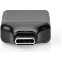 USB-Adapter | USB 3.2 Gen 1 | USB Type-C Male | HDMI Female | Vernikkeld | Recht | Aluminium | Grijs / Zwart | Envelop - thumbnail