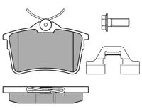 Remblokkenset, schijfrem 0252476516W - thumbnail