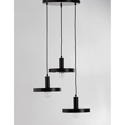 Lyora Design hanglampGarni 3-lichts zwart - 9417051