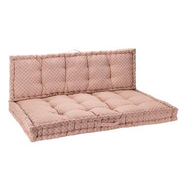 Palletkussen set Jop - terracotta - 2st.