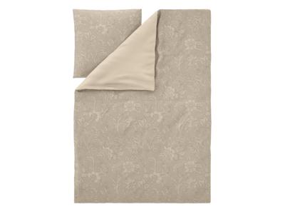 LIVARNO Satijnen dekbedovertrek 140 x 200 cm (Beige)