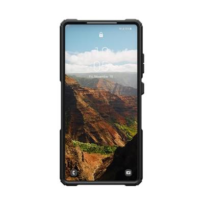 Urban Armor Gear Plasma XTE Outdoor telefoonhoes Samsung Galaxy S25 Ultra Zwart, Transparant Inductieve lading, Met standfunctie, Stootbestendig