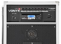 Vonyx ST180 mobiele geluidsinstallatie op accu met draadloze microfoons - thumbnail