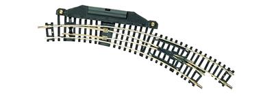 22275 N Fleischmann rails (zonder ballastbed) Gebogen wissel, Elektrisch, Rechts 42 ° 194.6 mm, 228.2 mm 1 stuk(s)