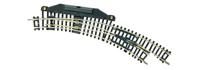 22275 N Fleischmann rails (zonder ballastbed) Gebogen wissel, Elektrisch, Rechts 42 ° 194.6 mm, 228.2 mm 1 stuk(s) - thumbnail