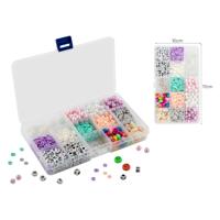 Grafix Kralensets beads in box, 12 setjes beads - thumbnail