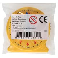 Leren Klokkijken - 10cm - thumbnail