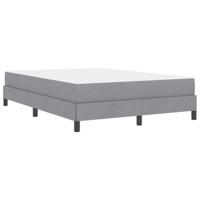 Boxspring bed Anders Lichtgrijs 160 x 200 cm Stof - thumbnail