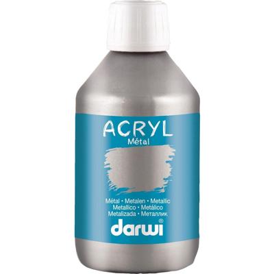 Darwi Metal effect acrylverf zilver