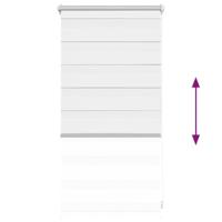 Duo Rolgordijn 40x100cm Wit - thumbnail