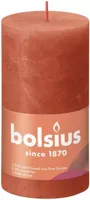 Bolsius kaars rustiek 13x7 cm earthy orange - thumbnail
