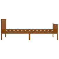 Bedframe massief grenenhout honingbruin 100x200 cm - thumbnail
