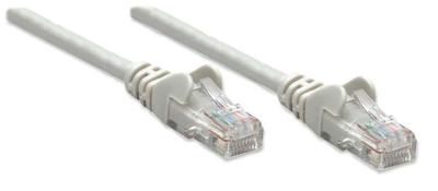Intellinet 336628 RJ45 Netwerkkabel, patchkabel CAT 5e U/UTP 1.50 m Grijs 1 stuk(s)