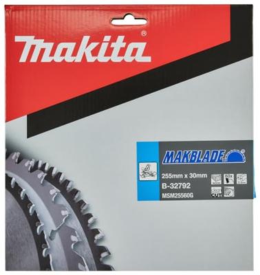 Makita Afkortzaagblad voor Hout | Makblade | Ø 255mm Asgat 30mm 60T - B-32792