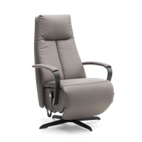 Sta-op Stoel J-102 Grijs Leer - thumbnail