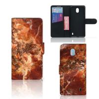 Nokia 1 Plus | Bookcase | Marmer Bruin - thumbnail