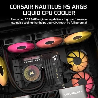 PC-koeling - CORSAIR - CW-9060093-WW - NAUTILUS 360 ARGB vloeistofkoeler voor CPU