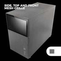 Mars Gaming MC-LCD 8 IPS Mini Tower Tempered Glass Zwart - thumbnail