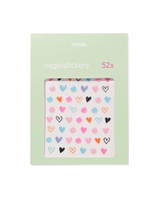 HEMA Nagelstickers hartjes - 52 stuks