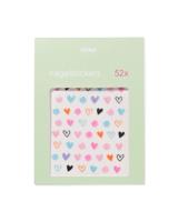 HEMA Nagelstickers hartjes - 52 stuks - thumbnail