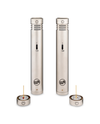 Warm Audio WA-84 Stereo Pair Omni and Cardioid condensator stereo set (nikkel) Warm Audio WA-84 Stereo Pair Omni and Cardioid condensator stereo set (nikkel)
