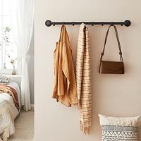 ACAZA Wandkapstok Zwart - thumbnail