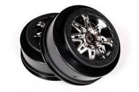 2.2 3.0 Raceline Renegade Wheels - 34mm (Chrome/Black) (2pcs) (AX08106) - thumbnail