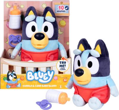 Bluey Cuddle & Care interactieve knuffel