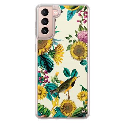 Samsung Galaxy S21 hybride hoesje - Sunflowers