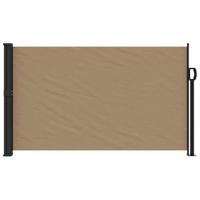 Windscherm uittrekbaar 120x600 cm taupe - thumbnail