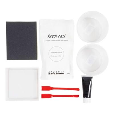 Creativ Company Hobbyset hars gieten dienblad met terrazo