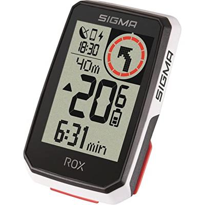 Sigma rox 2.0 gps zw/wit standaard stuurhouder + usb-c oplaadkabel