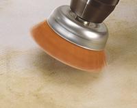 Wolfcraft Nylon-komborstel | Rood | 6-kant schacht | Ø50mm | 1 stuk - 1505000 - thumbnail