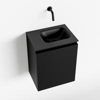 MONDIAZ OLAN 40cm toiletmeubel urban. LEX wastafel urban rechts geen kraangat - thumbnail