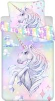 Unicorn Dekbedovertrek - Eenpersoons - 140 x 200 cm - Katoen - thumbnail