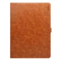 iPad Pro 12.9 inch horizontaal Crazy Horse structuur PU leren ENKAY Flip Hoesje met houder en slaap / ontwaak functie (bruin) - thumbnail